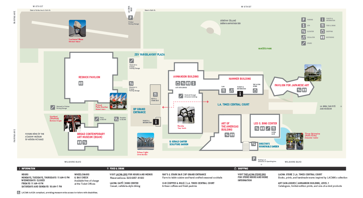 Campus Map LACMA