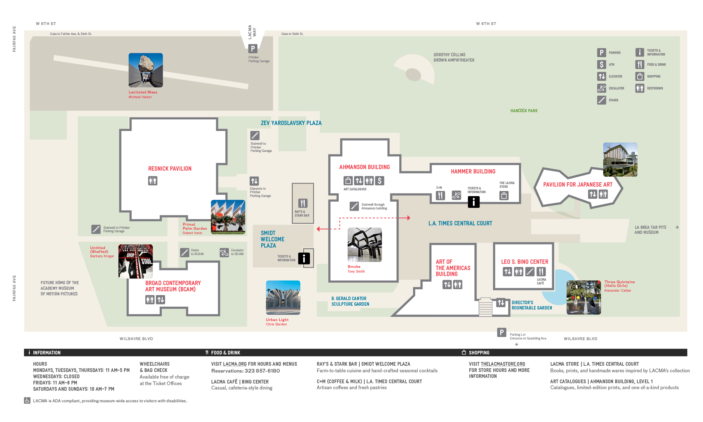 Campus Map LACMA