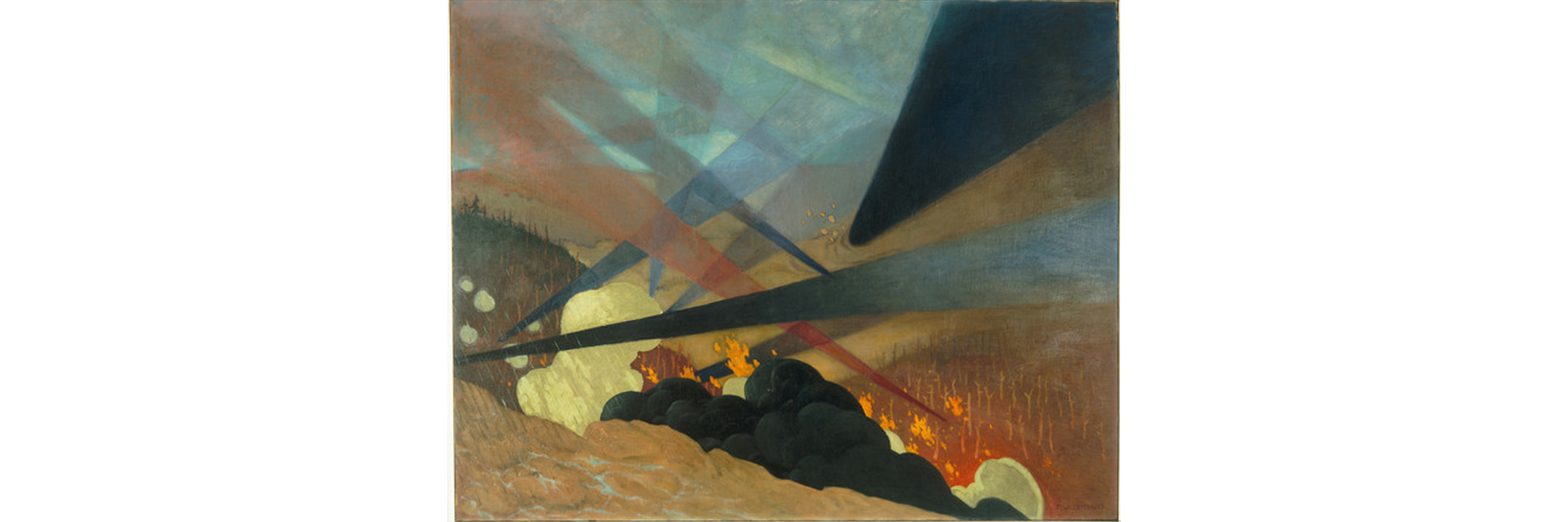 Félix Edouard Vallotton, Verdun, 1917, Musée de l’armée, Paris, photo © Musée de l'armée, Dist. RMN-Grand Palais/Art Resource, NY