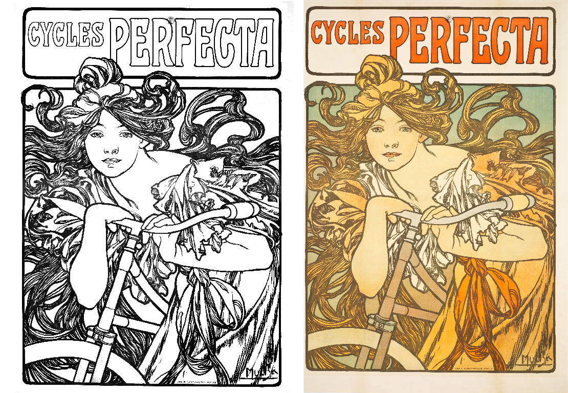 Cycles Perfecta by Alphonse Mucha (Moravia, Ivančice, active France, 1860-1939)