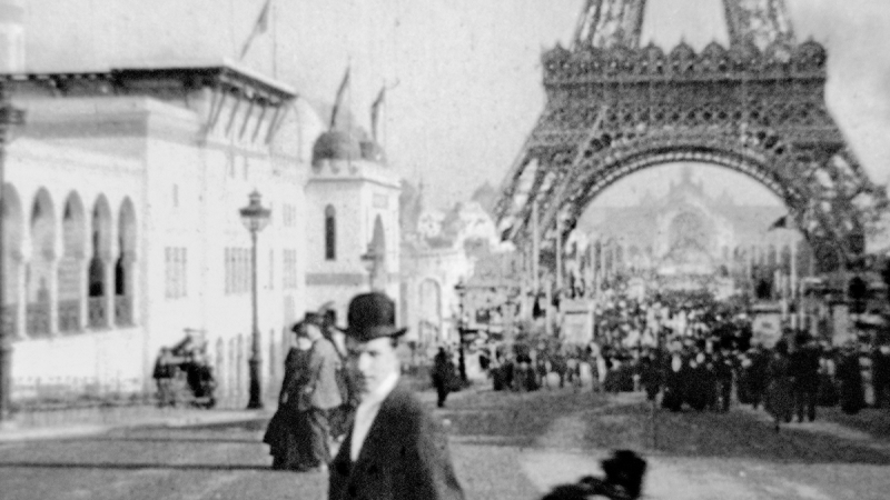 Still from the film Exposition Universelle 1900, Gaumont, 1900. Document GP Archives, Collection Gaumont