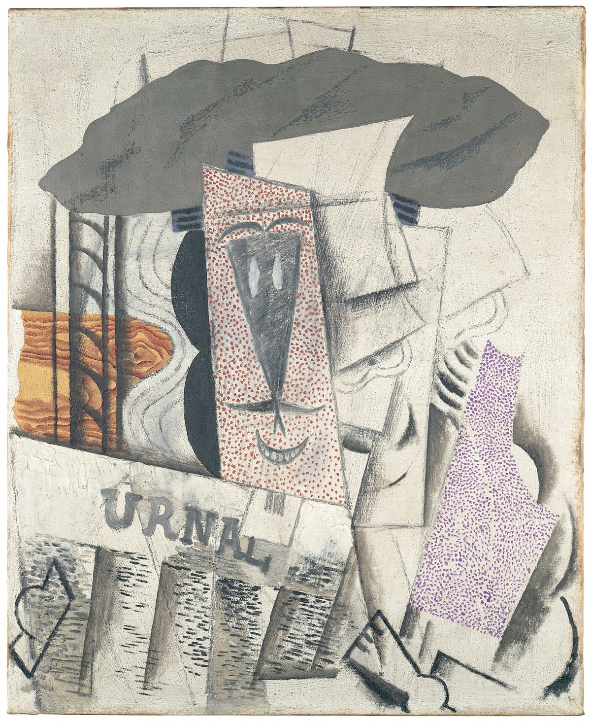 Image: Pablo Picasso, Student with Newspaper(L’etudiant au journal), 1913–14