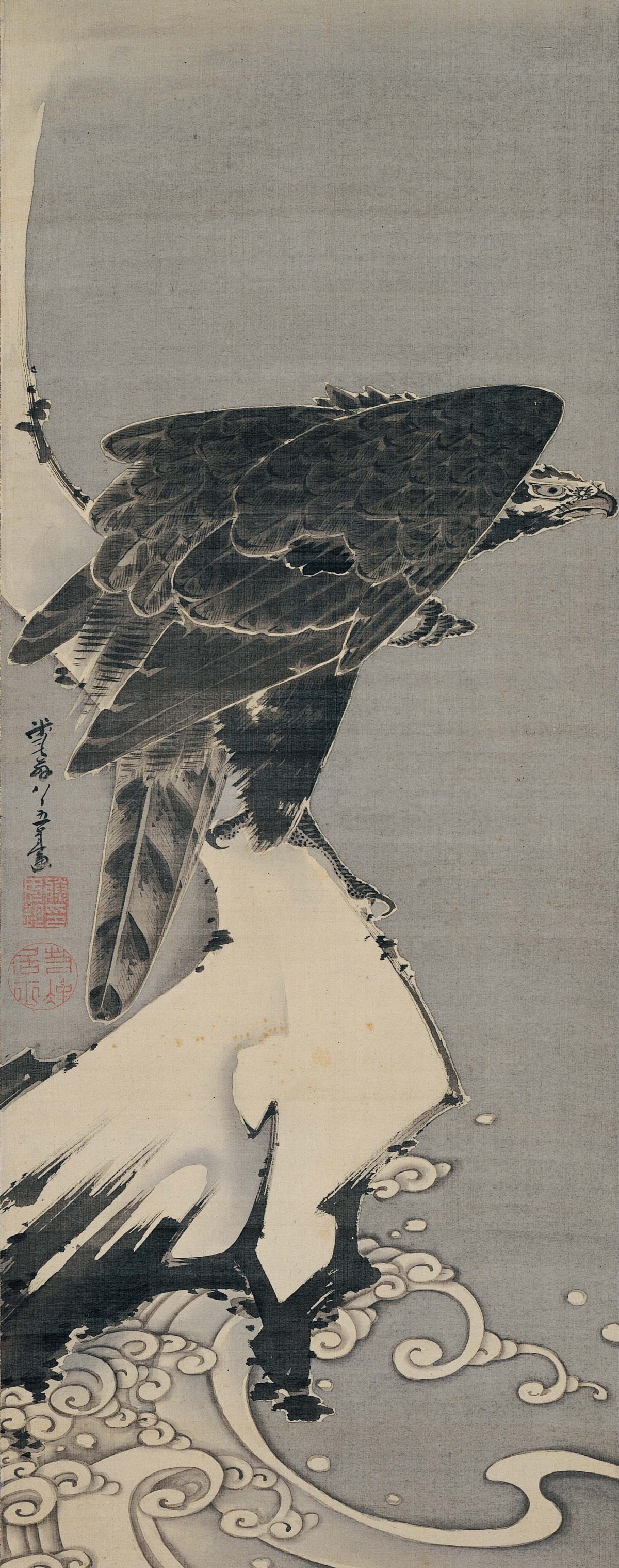 Image: Itō Jakuchū (Japan, 1716–1800), Eagle, 1800