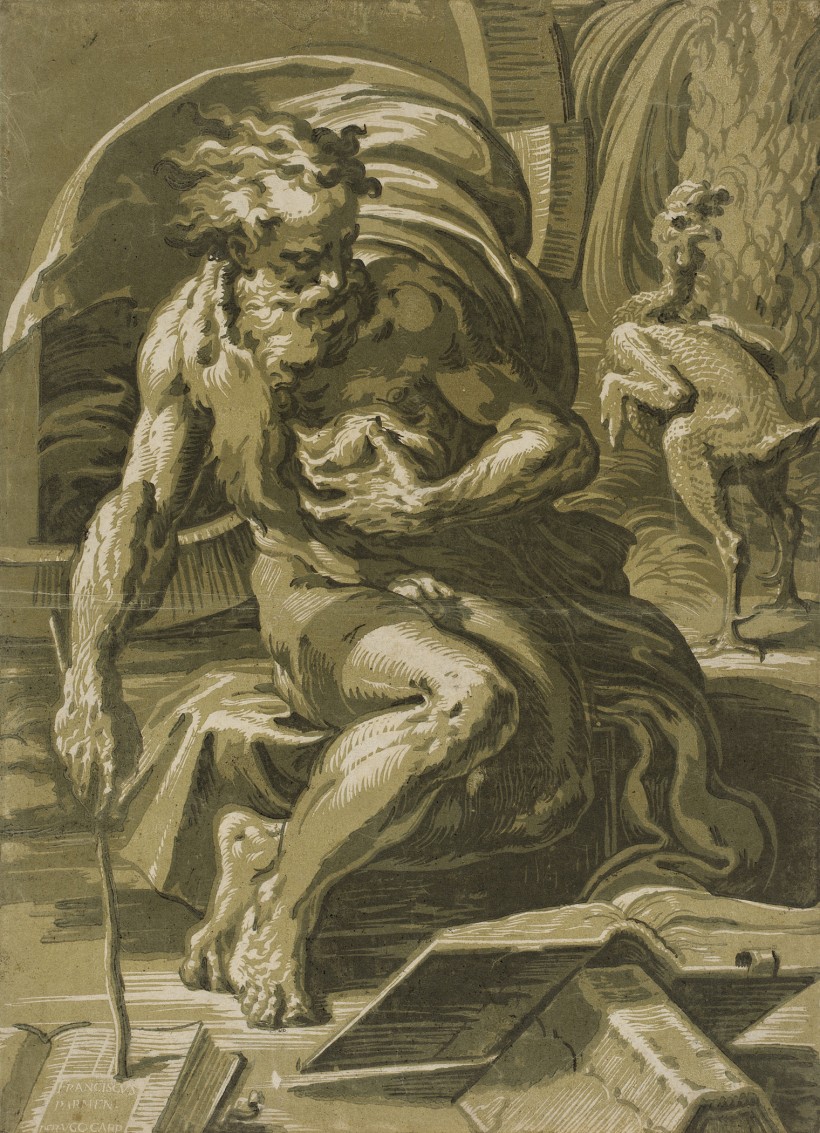 Image: Ugo da Carpi after Francesco Parmigianino, Diogenes, c. 1527