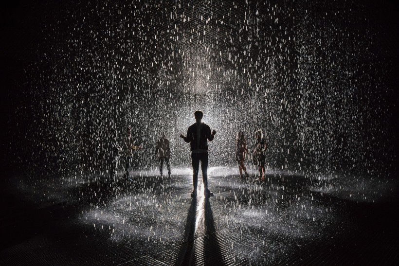 Image: Random International, Rain Room (2012) at the Los Angeles County Museum of Art