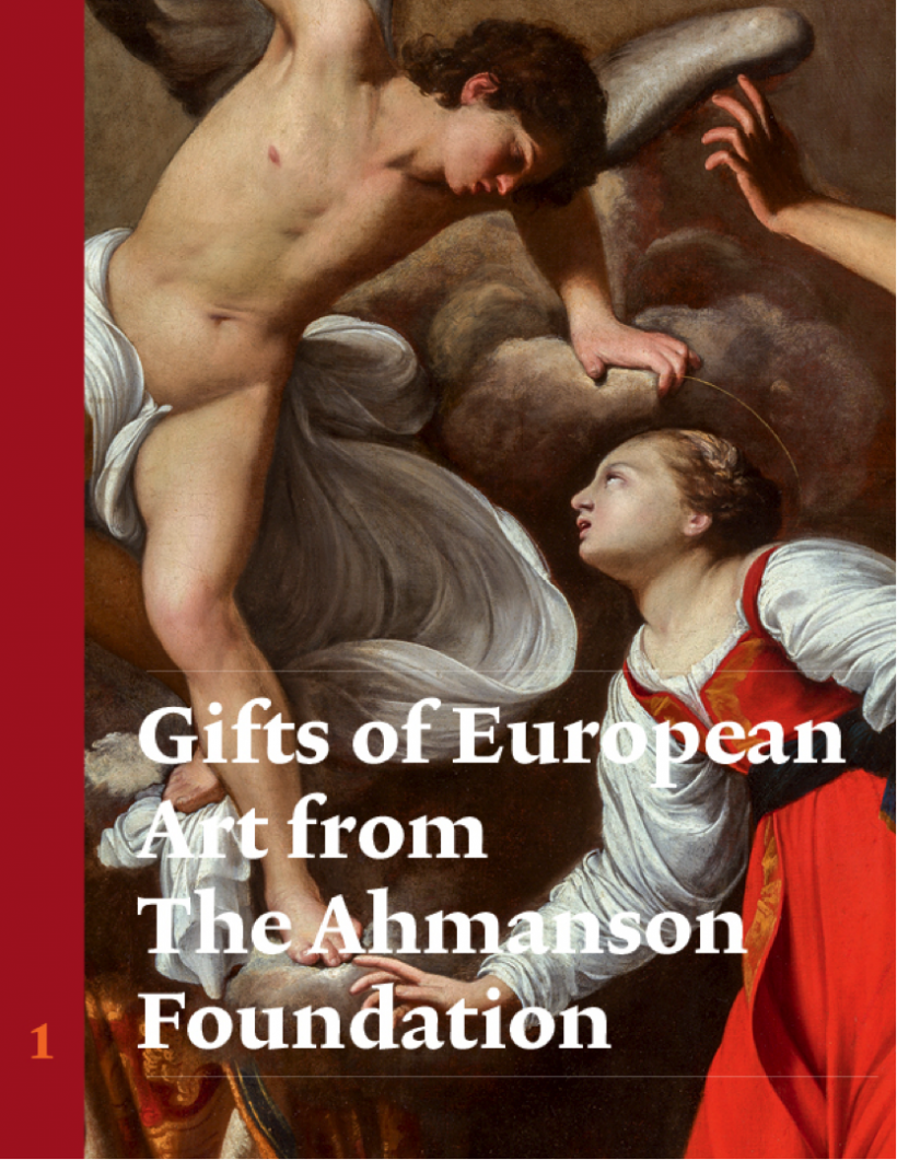 Publication Cover: Gifts of European Art from the Ahmanson Foundation: Italian Painting and Sculpture, Vol. 1