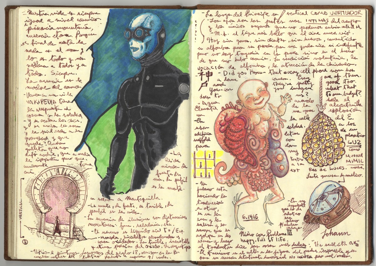 Guillermo del Toro, Page from Notebook 4