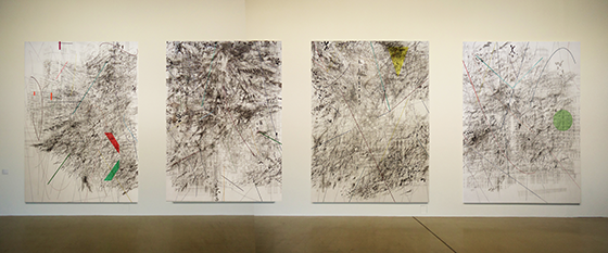 Mogamma  (A Painting in Four Parts), 2012