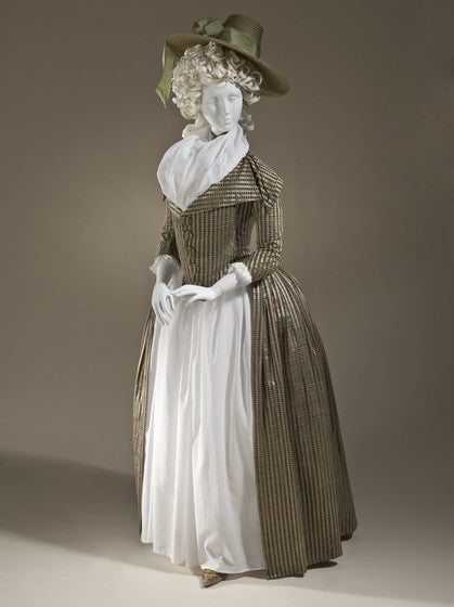 1790s redingote dress