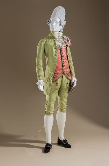 1770s macaroni suit LACMA