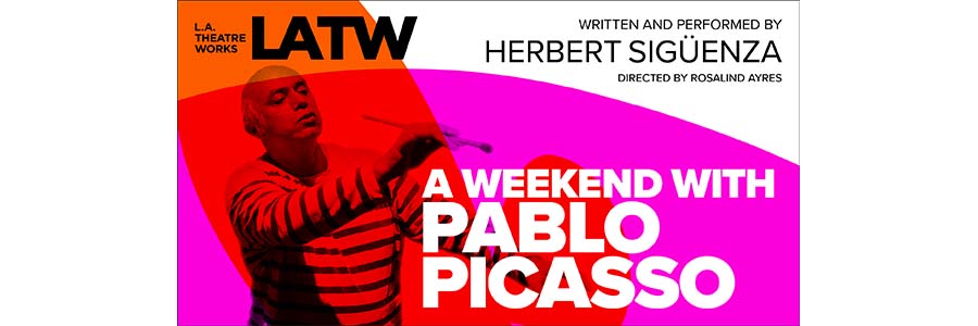 Poster of the performance a weekend with pablo picasso