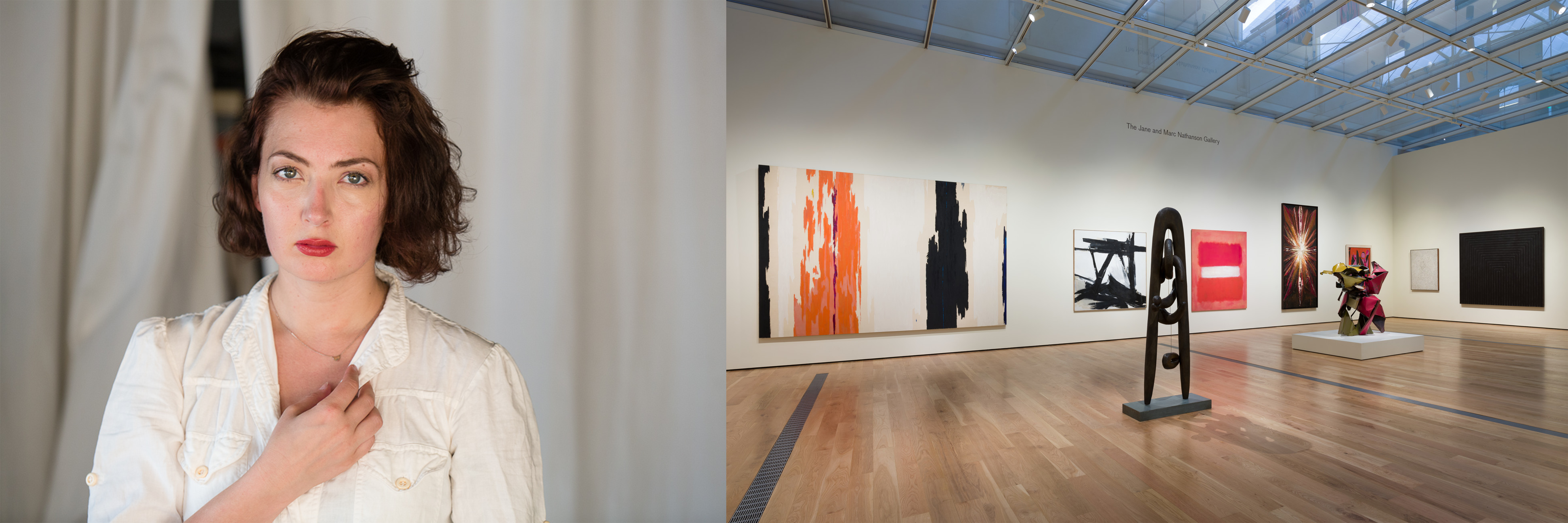 L: © Myles Pettengill; R: Installation view of the new Modern Art presentation on BCAM, Level 3