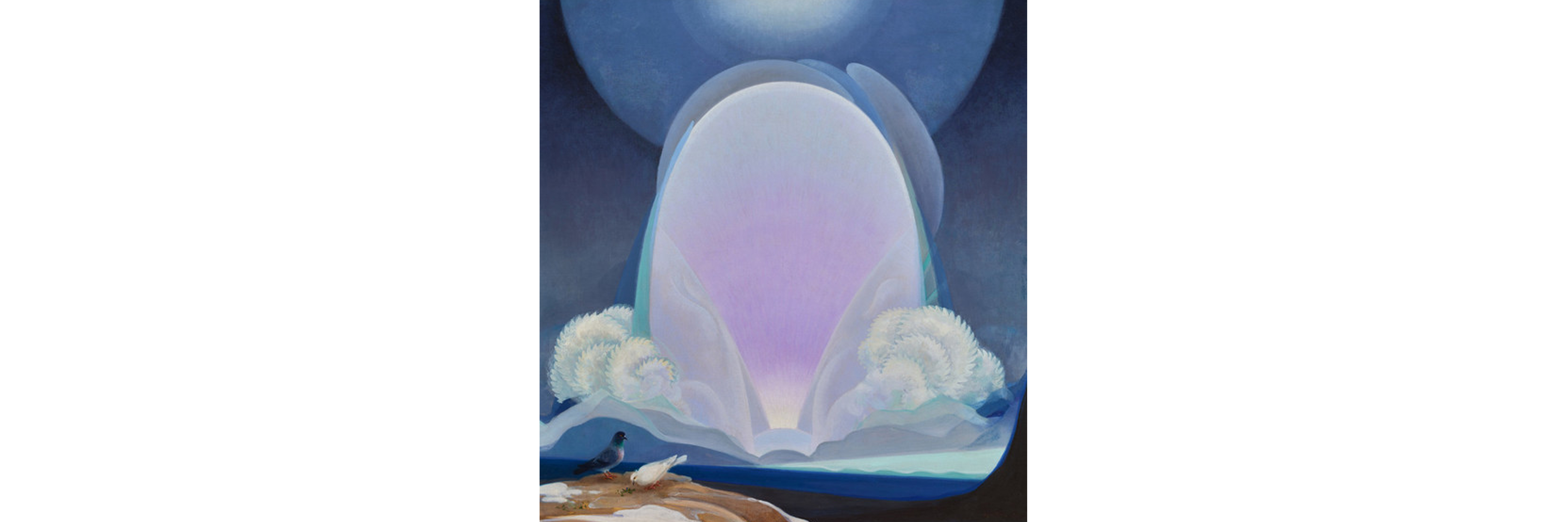 Agnes Pelton, Winter, 1933, Crocker Art Museum Purchase; Paul LeBaron Thiebaud, George and Bea Gibson Fund, Denise and Donald C. Timmons, Melza and Ted Barr, Sandra Jones, Linda M. Lawrence, Nancy Lawrence and Gordon Klein, Nancy S. and Dennis N. Marks, William L. Snider and Brian Cameron, Stephenson Foundation, Alan Templeton, A.J. and Susana Mollinet Watson, and other donors, 2013.54