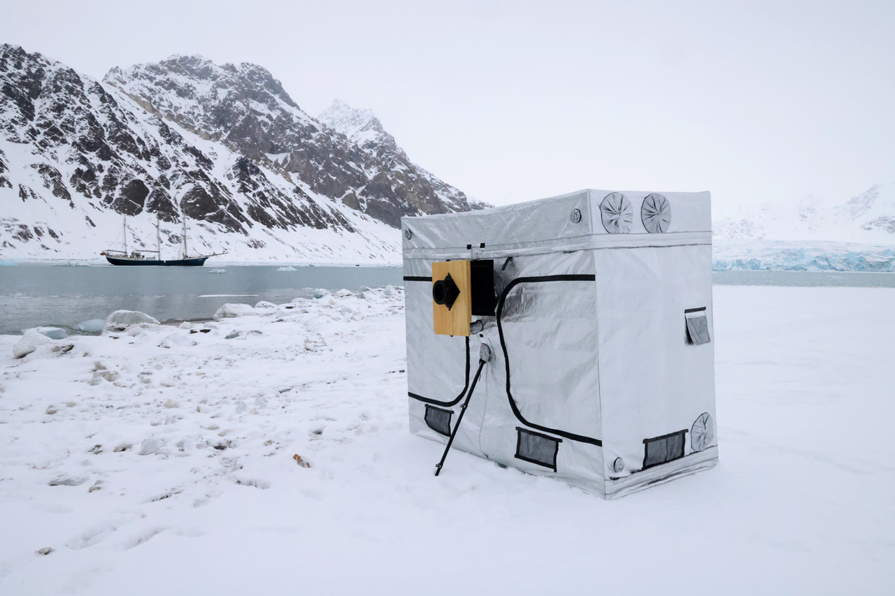 Glacial Camera fitted with Ice lens Date: 2022