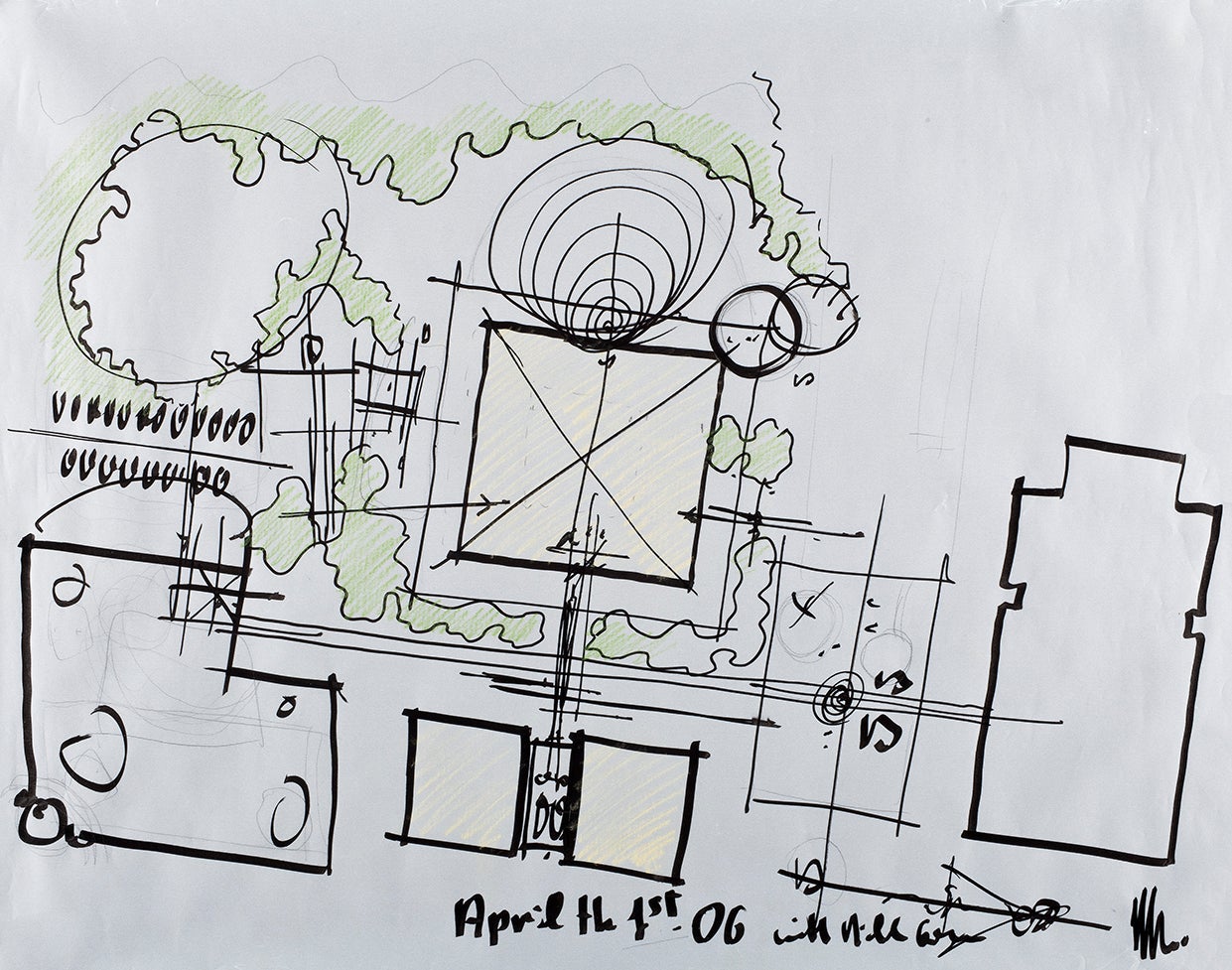 Drawing for Los Angeles County Museum of Art, 2006