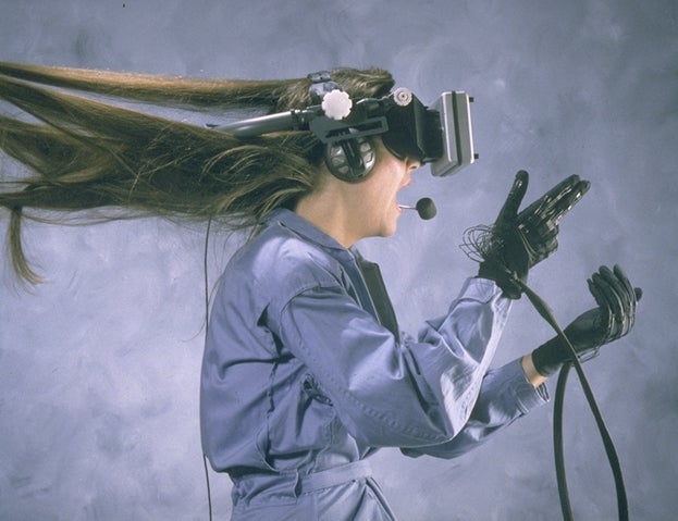 Virtual Environment Work Station, 1990, NASA, image courtesy Scott Fisher