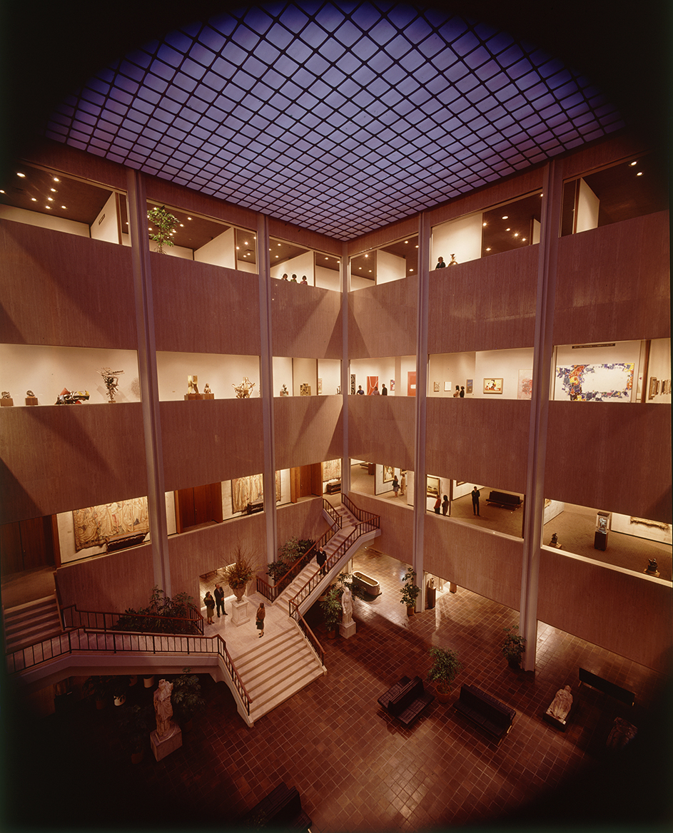 Opening of LACMA and Atrium, Ahmanson Gallery of Art, 1965