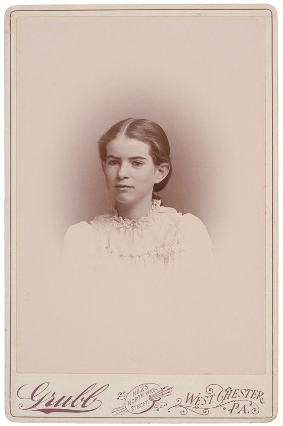 Caroline Hughes Hannum, age 14, 1894