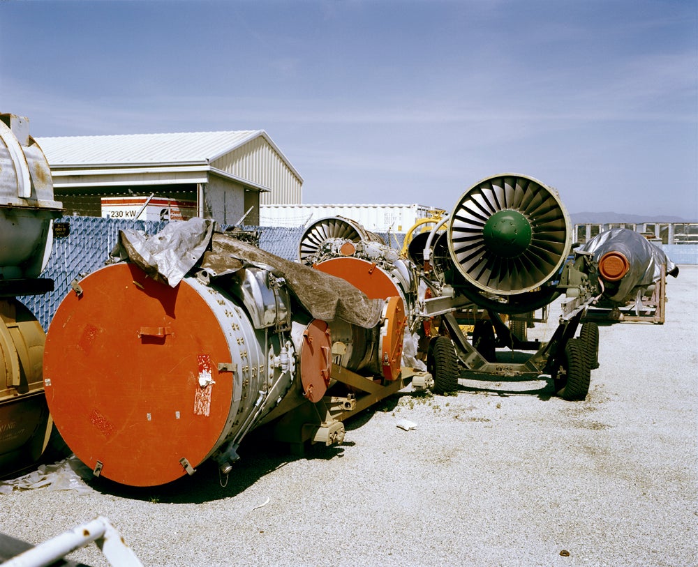 Decommissioned Equipment Lot, 2015, © Rachel Sussman