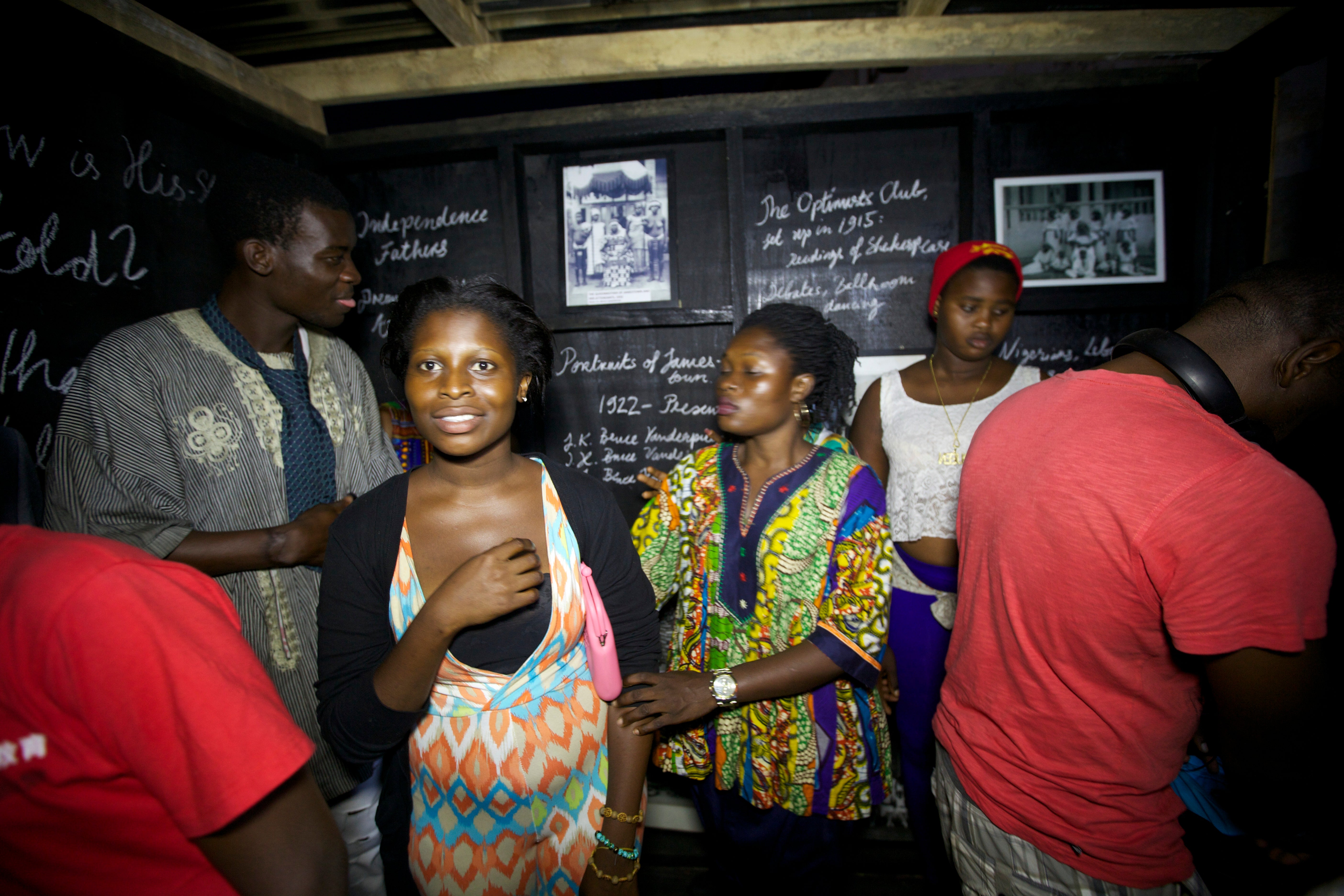 A cultural data collection kiosk by Nana Oforiatta-Ayim in Accra, Ghana. © Nana Oforiatta-Ayim