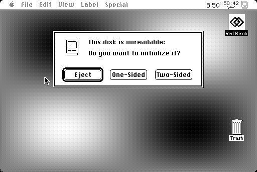 Disk Unreadable 1, digital photograph from Upgrade Available, 2018