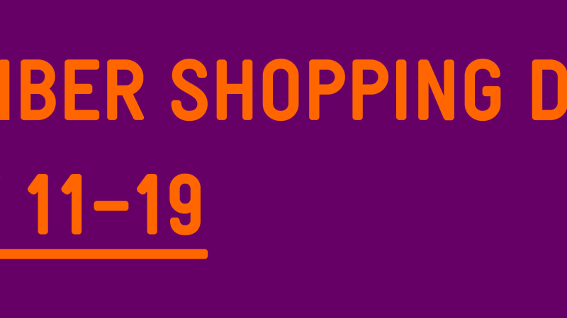 Member Shopping Days