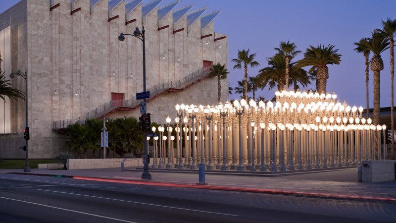 Urban Light at LACMA