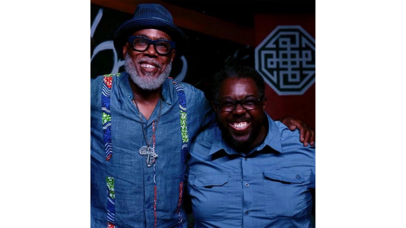 Photo of Jacques Lesure & Marvin “Smitty” Smith, courtesy of Jacques Lesure