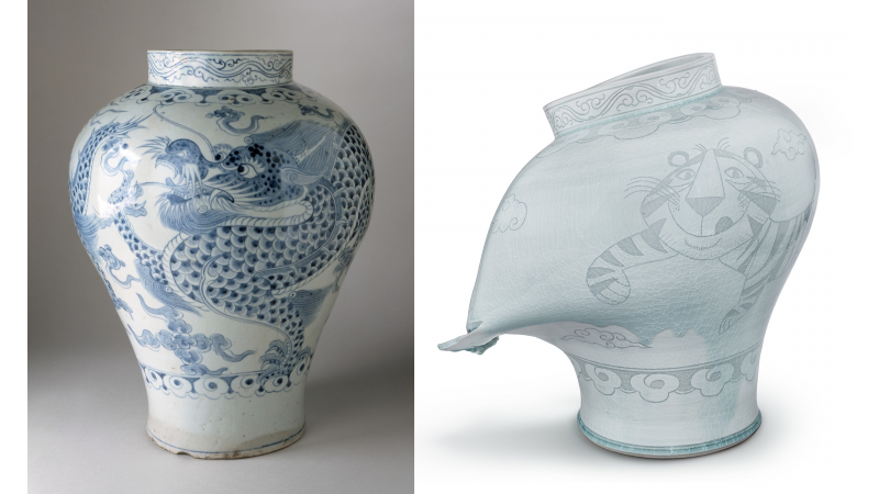 Unknown, Jar with Dragon and Clouds, 1700-1800, Los Angeles County Museum of Art, purchased with Museum Funds, photo © Museum Associates/LACMA