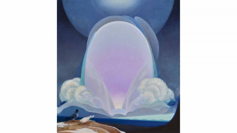 painting by Agnes Pelton named Winter.