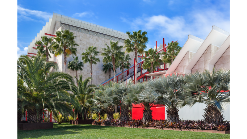 Exterior of BCAM (Broad Contemporary Art Museum) at the Los Angeles County Museum of Art, photo © Museum associates/ LACMA