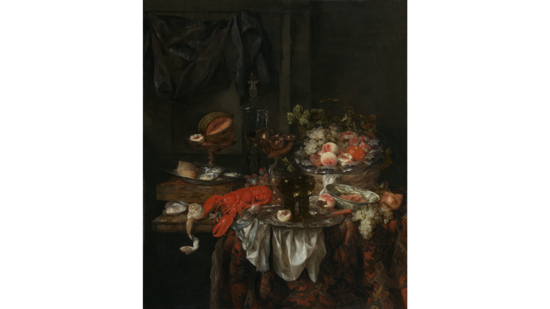 Abraham van Beyeren, Banquet Still Life, 1667, Los Angeles County Museum of Art, Gift of The Ahmanson Foundation (M.86.96) photo © Museum Associates / LACMA