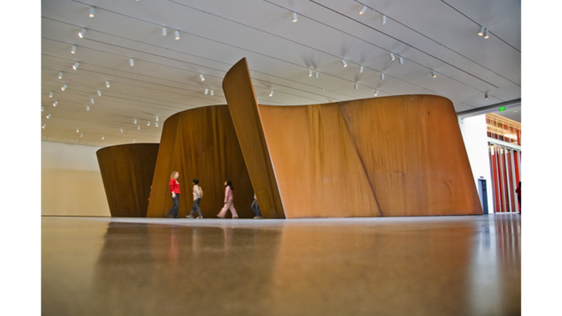 monumental installation in LACMA