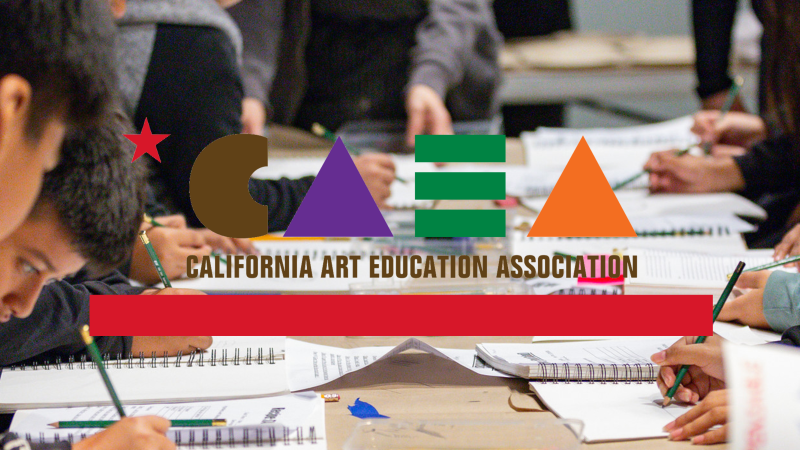 student tour and art workshop at Charles White Visual Arts LACMA Magnet Program, photo © Museum Associates/LACMA, by Rudy Torres with NightFlare
