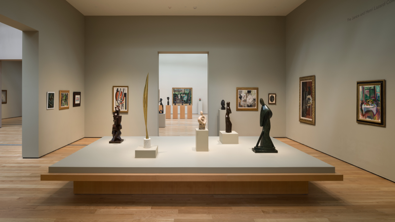 Image Credit: Installation view of the new Modern Art presentation on BCAM, Level 3, Los Angeles County Museum of Art, June 13, 2021–ongoing, photo © Fredrik Nilsen
