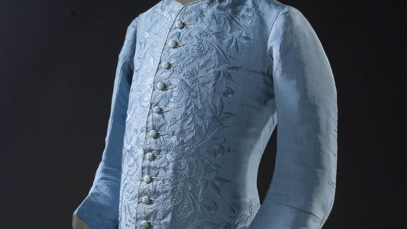 Image: Man's Waistcoat, China for the Western market, c. 1740