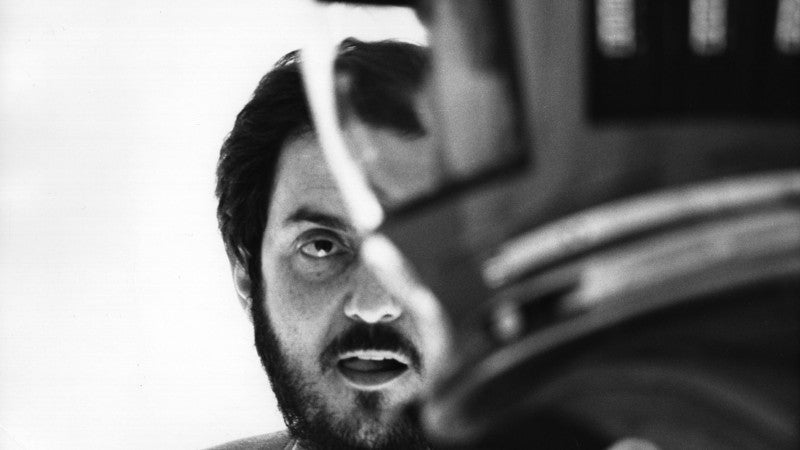 Image: 2001: A Space Odyssey, directed by Stanley Kubrick (1965-68; GB/United States). Stanley Kubrick on set during the filming. © Warner Bros. Entertainment Inc.
