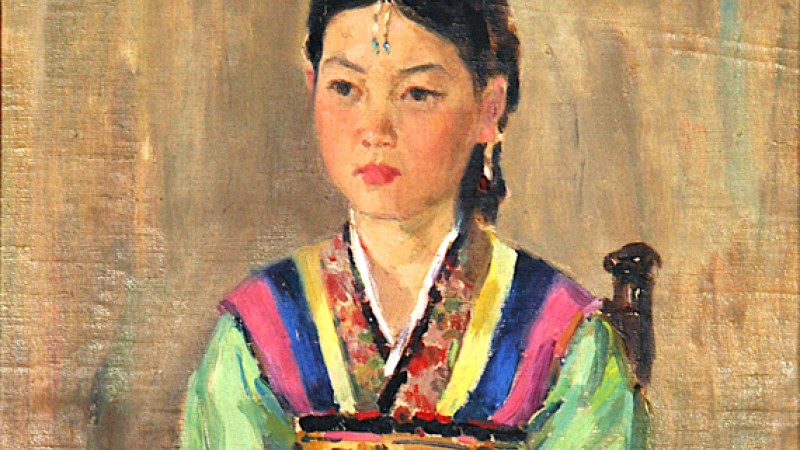 Kim Kwan-ho, Portrait of the Artist’s Daughter, (detail)