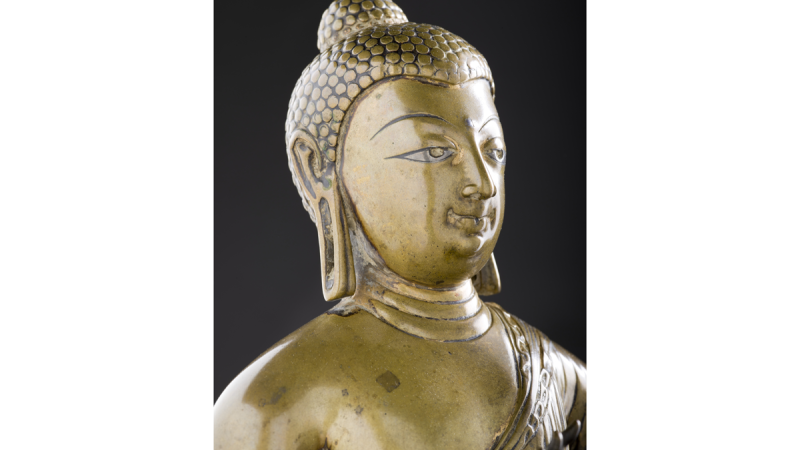 Buddha Shakyamuni or the Jina Buddha Vairochana (detail)