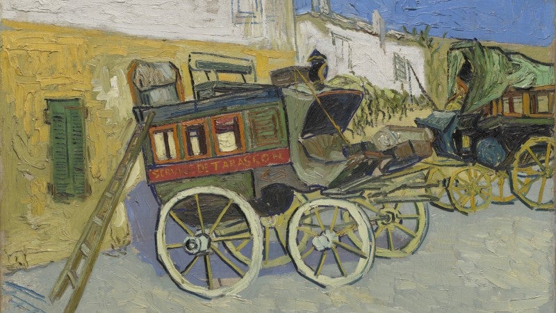 Van Gogh, Tarascon Stagecoach, 1888