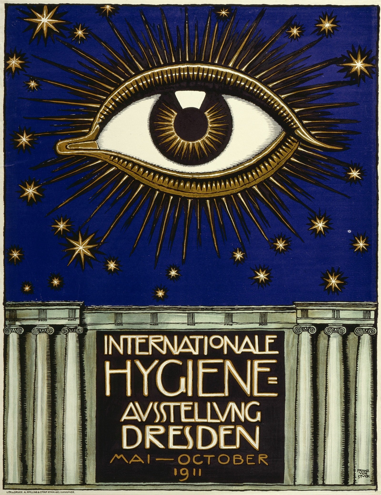 Image: Franz Ritter von Stuck (Germany, Tettenweis-Niederbayern, 1863–1928), International Hygiene Exhibition, 1911