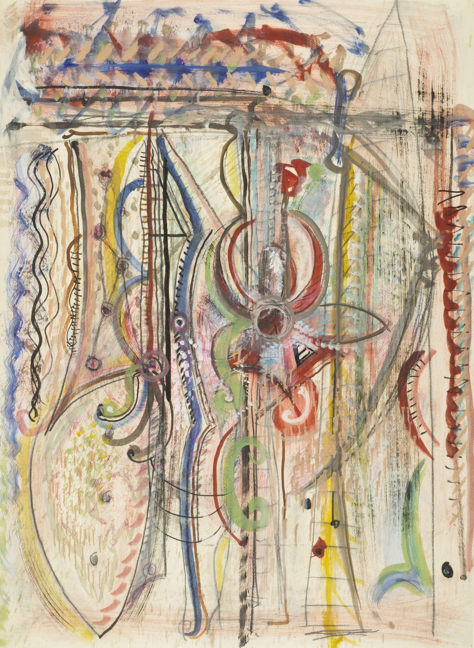 Image: Richard Pousette-Dart, Chromatic Dream (1940s)