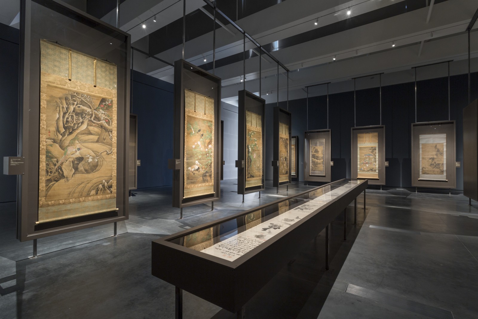 Installation view, Chinese Paintings from Japanese Collections, May 11–July 6, 2014, Los Angeles County Museum of Art