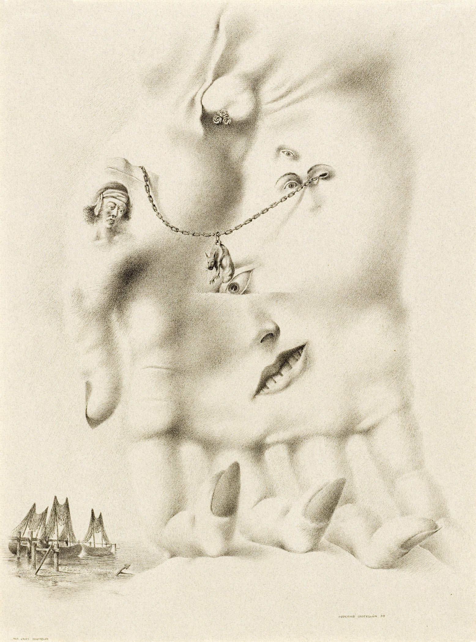 Surrealism drawing on sale