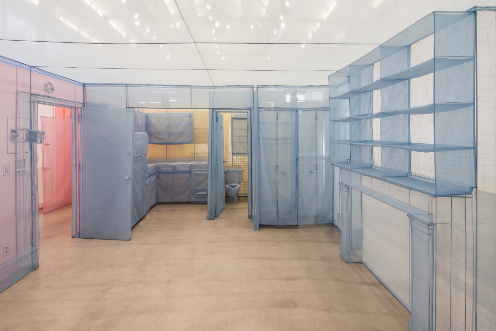 Image: Do Ho Suh, Apartment A, Unit 2, Corridor and Staircase, 348 West 22nd Street, New York, NY 10011, USA (detail), 2011-2014