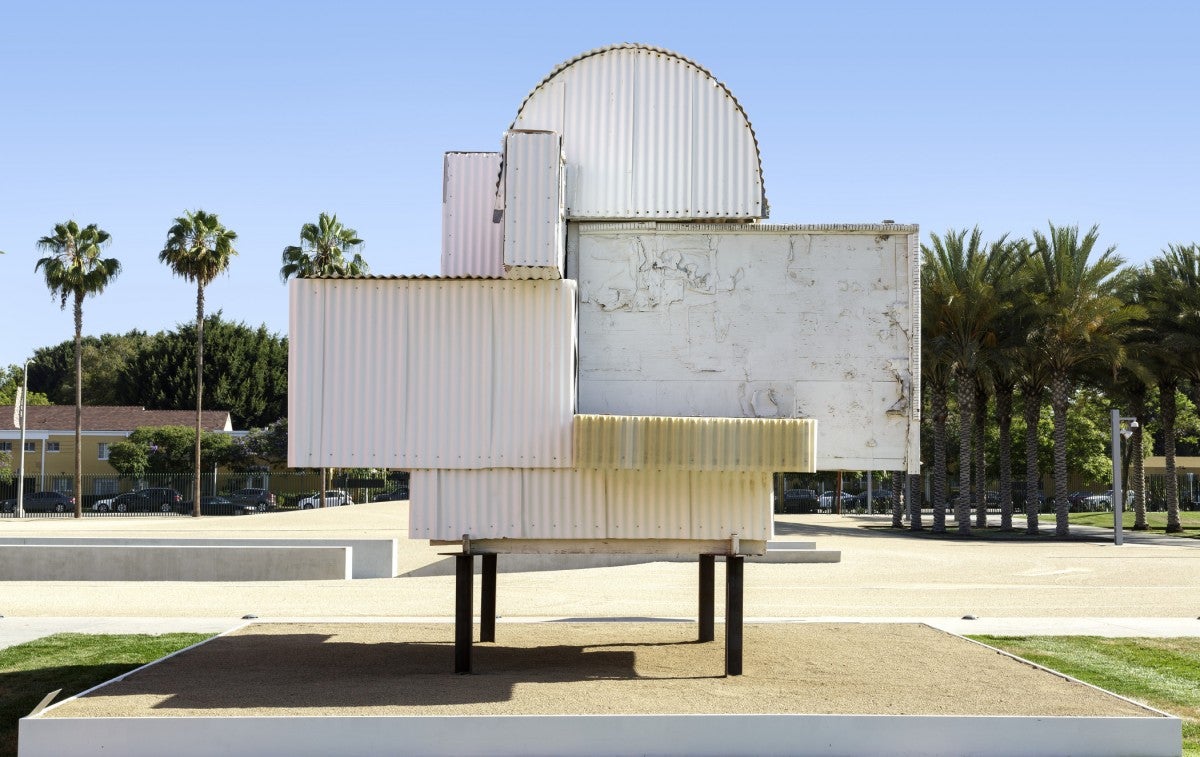 Image: Noah Purifoy, Ode to Frank Gehry, 1999, Noah Purifoy Foundation, photo © Museum Associates/LACMA