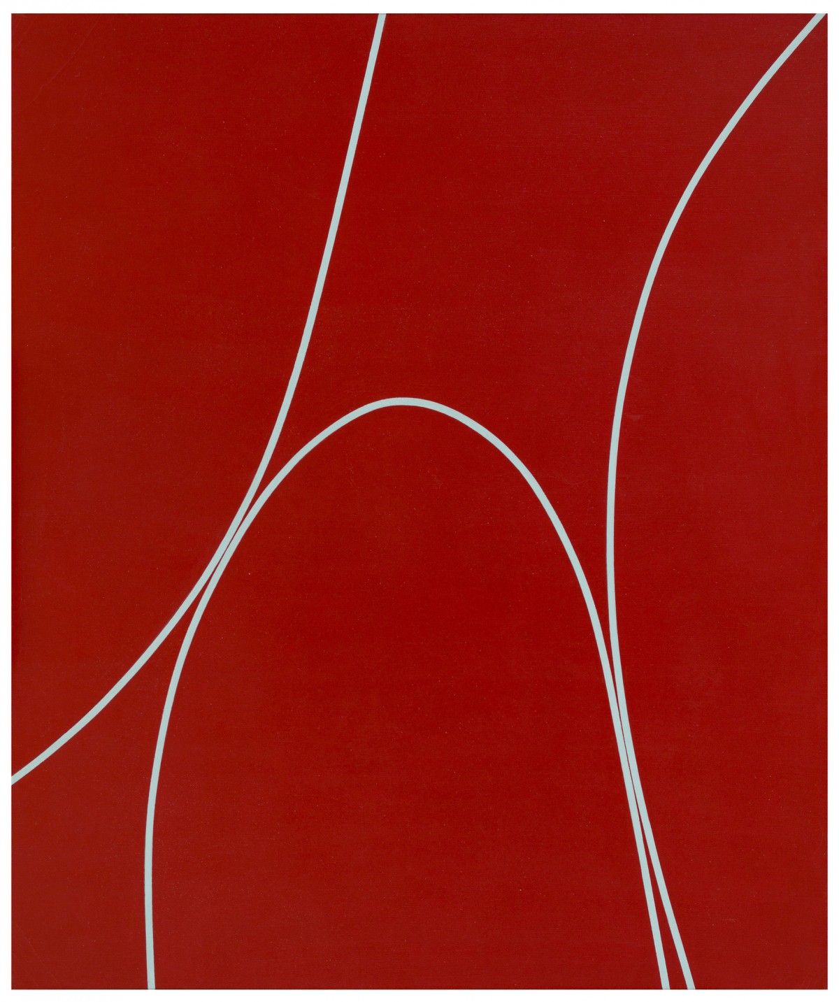 Image: Lorser Feitelson, Hardedge Line Painting, 1963