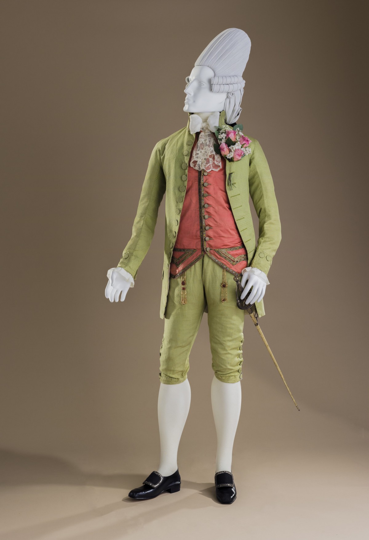Image: Macaroni Ensemble: Suit, c. 1770