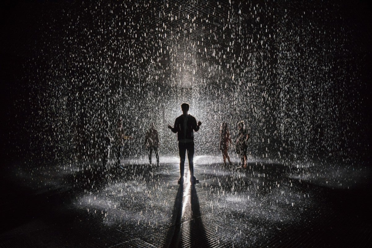 Image result for rain room art