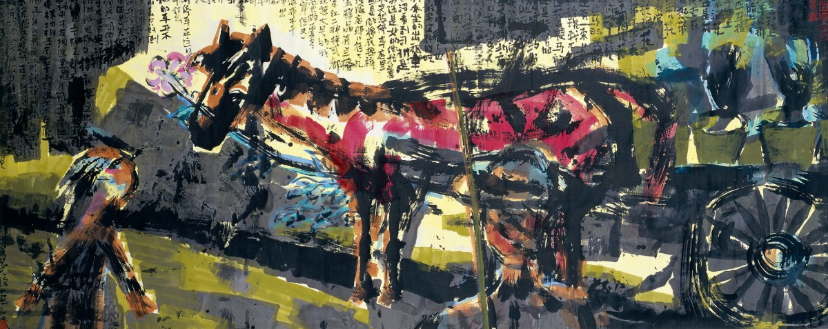 Image: Chen Haiyan, Horse and Rose, 2005